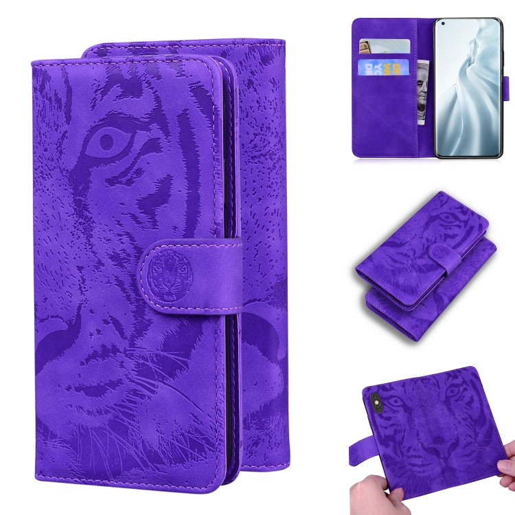 Tiger Embossing Pattern Horizontal Flip Leather Case with Holder & Card Slots & Wallet