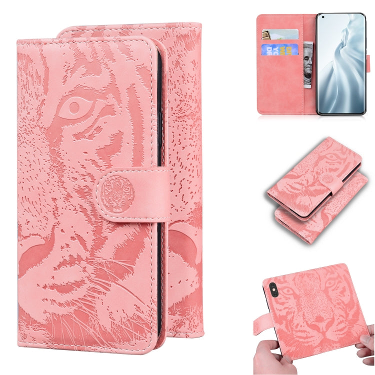 Tiger Embossing Pattern Horizontal Flip Leather Case with Holder & Card Slots & Wallet