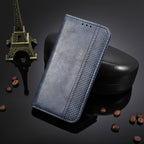 Magnetic Buckle Retro Crazy Horse Texture Horizontal Flip Leather Case with Holder & Card Slots & Photo Frame