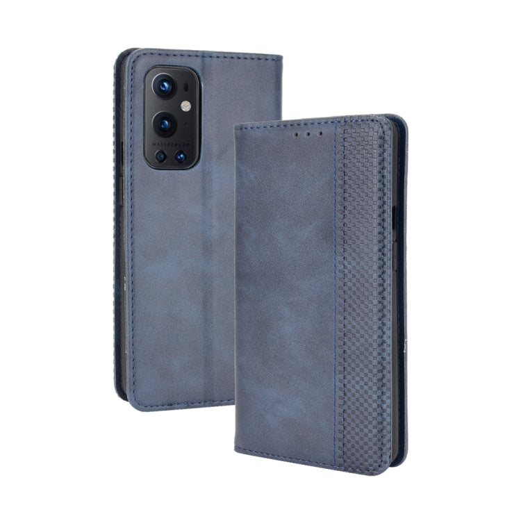 Magnetic Buckle Retro Crazy Horse Texture Horizontal Flip Leather Case with Holder & Card Slots & Photo Frame