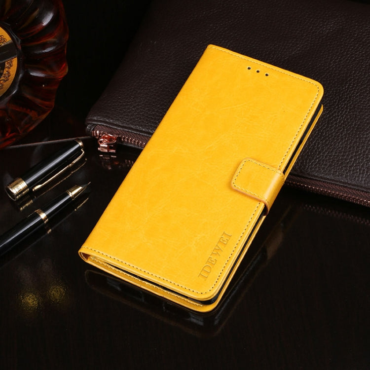 idewei Crazy Horse Texture Horizontal Flip Leather Case with Holder & Card Slots & Wallet