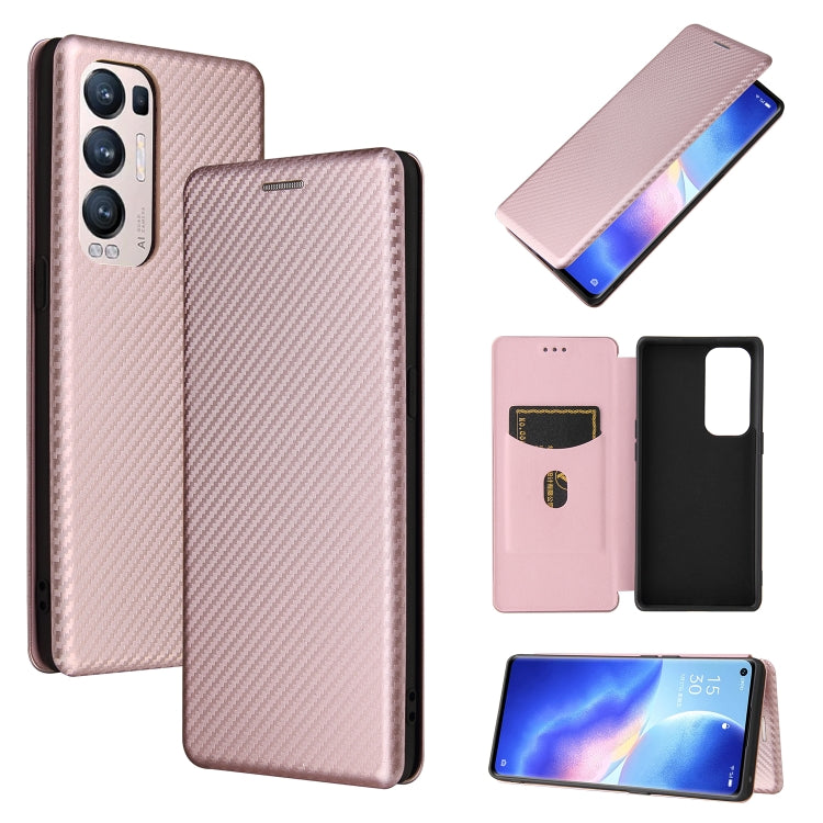 Carbon Fiber Texture Magnetic Horizontal Flip TPU + PC + PU Leather Case with Card Slot