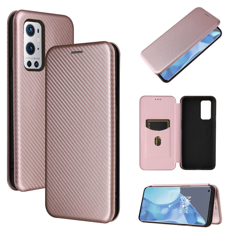 Carbon Fiber Texture Magnetic Horizontal Flip TPU + PC + PU Leather Case with Card Slot