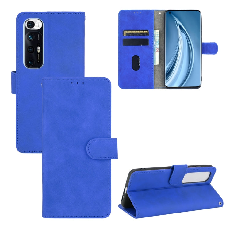 Solid Color Skin Feel Magnetic Buckle Horizontal Flip Calf Texture PU Leather Case with Holder & Card Slots & Wallet — view 11