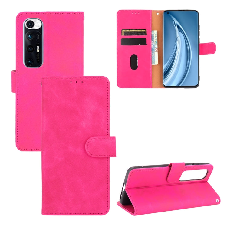Solid Color Skin Feel Magnetic Buckle Horizontal Flip Calf Texture PU Leather Case with Holder & Card Slots & Wallet — view 17