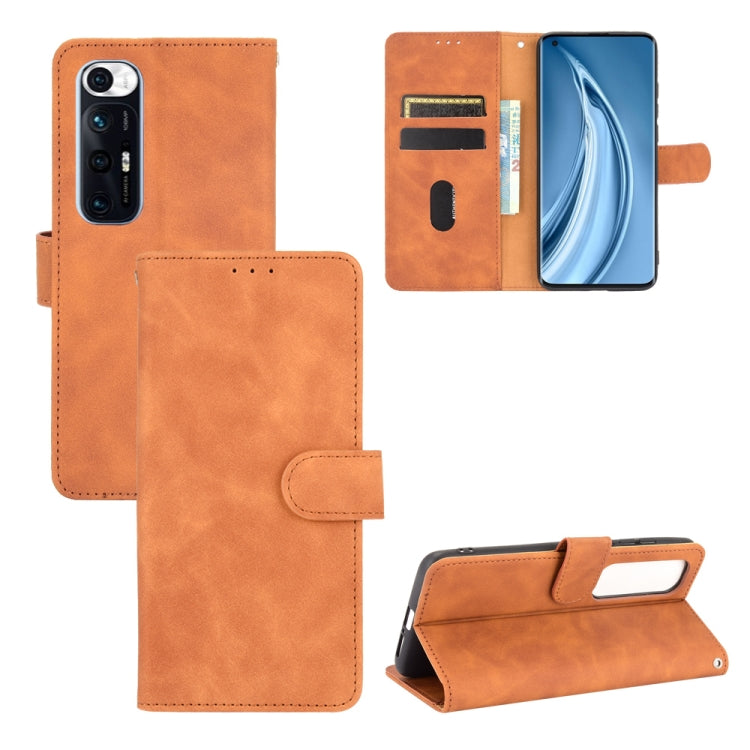 Solid Color Skin Feel Magnetic Buckle Horizontal Flip Calf Texture PU Leather Case with Holder & Card Slots & Wallet — view 20