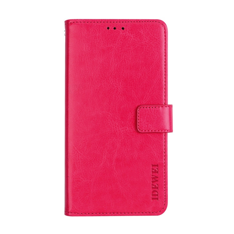 idewei Crazy Horse Texture Horizontal Flip Leather Case with Holder & Card Slots & Wallet