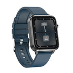E86 1.7 inch TFT Color Screen IP68 Waterproof Smart Watch, Support Blood Oxygen Monitoring / Body Temperature Monitoring / AI Medical Diagnosis, Style: TPU Strap