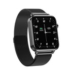 E86 1.7 inch TFT Color Screen IP68 Waterproof Smart Watch, Support Blood Oxygen Monitoring / Body Temperature Monitoring / AI Medical Diagnosis, Style: Steel Strap