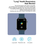 E86 1.7 inch TFT Color Screen IP68 Waterproof Smart Watch, Support Blood Oxygen Monitoring / Body Temperature Monitoring / AI Medical Diagnosis, Style: Steel Strap