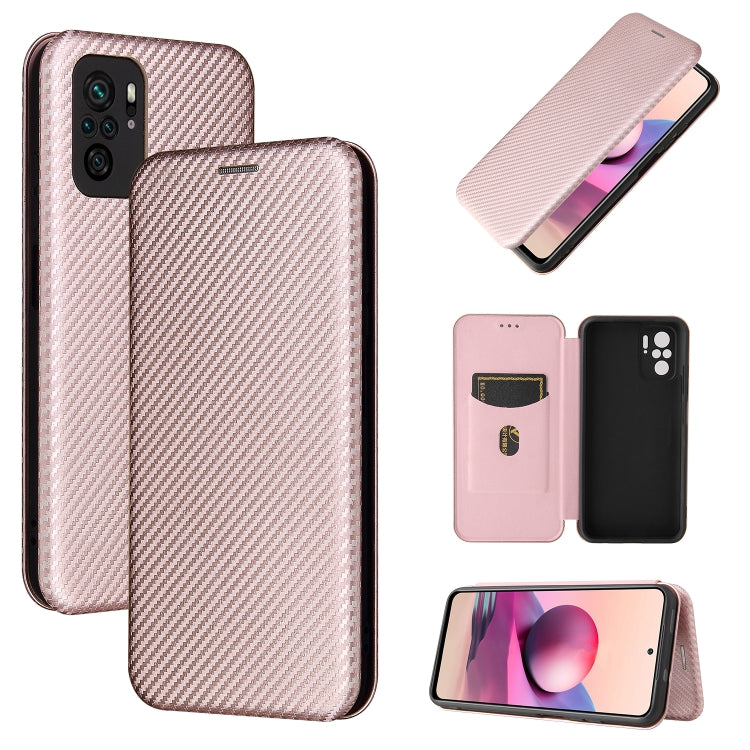 Carbon Fiber Texture Magnetic Horizontal Flip TPU + PC + PU Leather Case with Card Slot