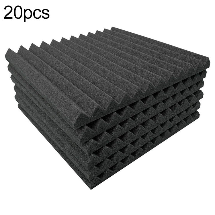 30x30x2.5cm Triangular Groove Style Recording Studio Drum Video Room Sound Insulation Board Silencer Cotton — view 11