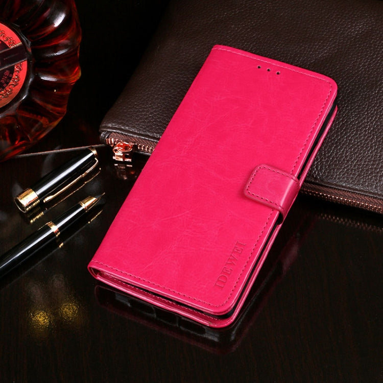 idewei Crazy Horse Texture Horizontal Flip Leather Case with Holder & Card Slots & Wallet