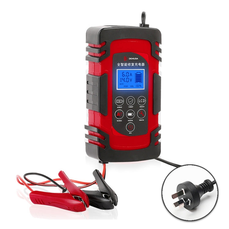 DEMUDA DC-80 Car Battery Charger 12V/24V Intelligent Pulse Repair Type Lead-acid Battery