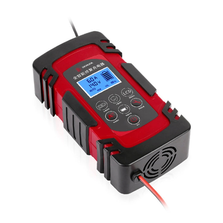 DEMUDA DC-80 Car Battery Charger 12V/24V Intelligent Pulse Repair Type Lead-acid Battery