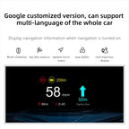 T1 5.1 inch Car HUD Head-up Display Overspeed Alarm / Remaining Battery Percentage Display for Tesla Model 3 / Y