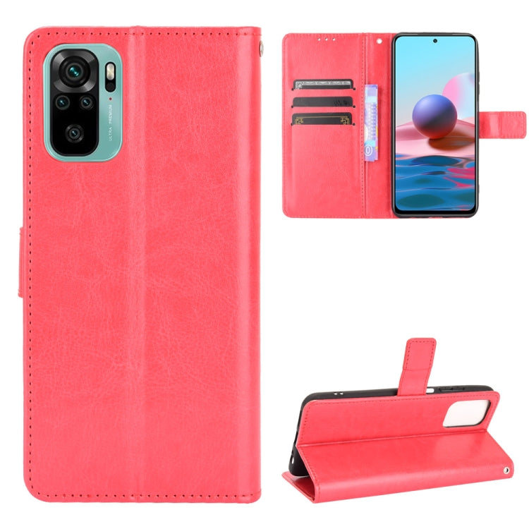 Retro Crazy Horse Texture Horizontal Flip Leather Case with Holder & Card Slots & Photo Frame