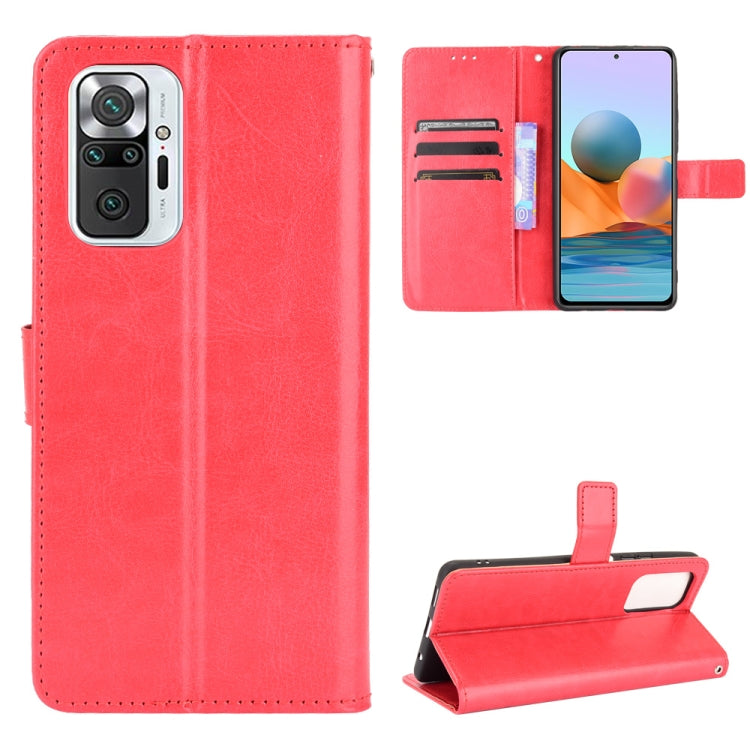 Retro Crazy Horse Texture Horizontal Flip Leather Case with Holder & Card Slots & Photo Frame