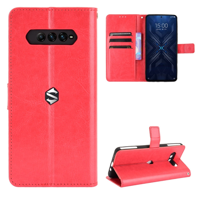 Retro Crazy Horse Texture Horizontal Flip Leather Case with Holder & Card Slots & Photo Frame