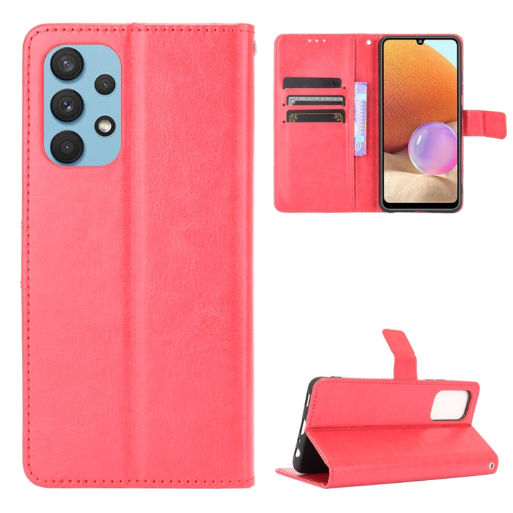Retro Crazy Horse Texture Horizontal Flip Leather Case with Holder & Card Slots & Photo Frame