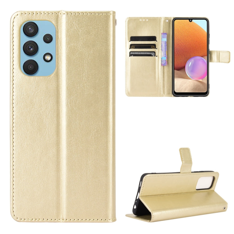 Retro Crazy Horse Texture Horizontal Flip Leather Case with Holder & Card Slots & Photo Frame