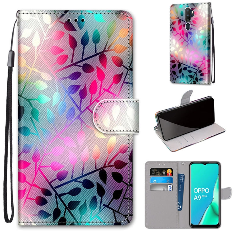 Coloured Drawing Cross Texture Horizontal Flip PU Leather Case with Holder & Card Slots & Wallet & Lanyard
