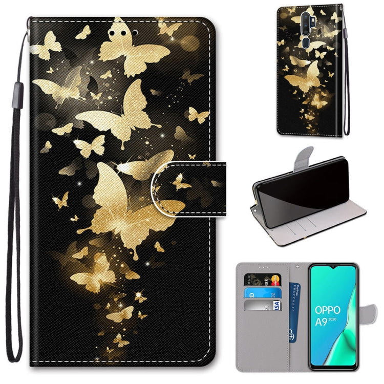 Coloured Drawing Cross Texture Horizontal Flip PU Leather Case with Holder & Card Slots & Wallet & Lanyard