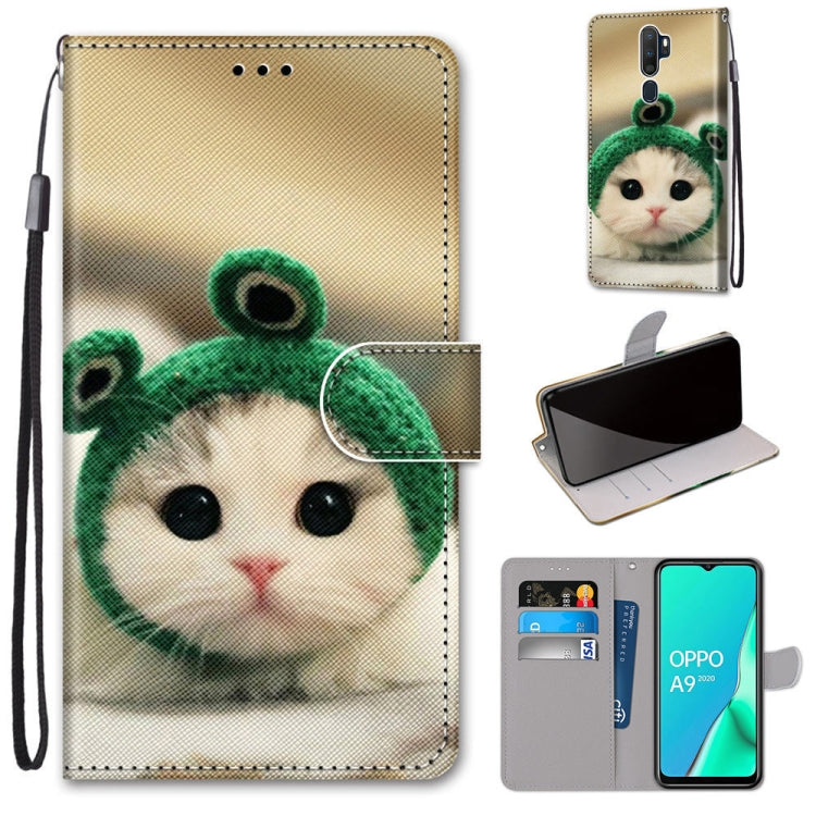 Coloured Drawing Cross Texture Horizontal Flip PU Leather Case with Holder & Card Slots & Wallet & Lanyard