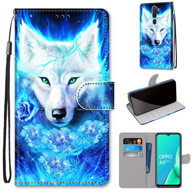 Coloured Drawing Cross Texture Horizontal Flip PU Leather Case with Holder & Card Slots & Wallet & Lanyard