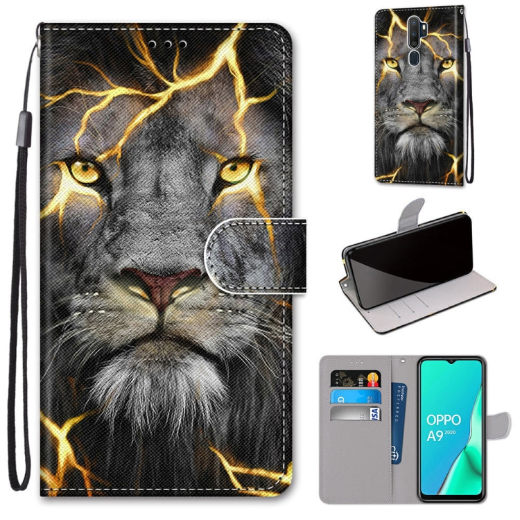 Coloured Drawing Cross Texture Horizontal Flip PU Leather Case with Holder & Card Slots & Wallet & Lanyard