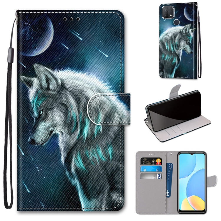 Coloured Drawing Cross Texture Horizontal Flip PU Leather Case with Holder & Card Slots & Wallet & Lanyard