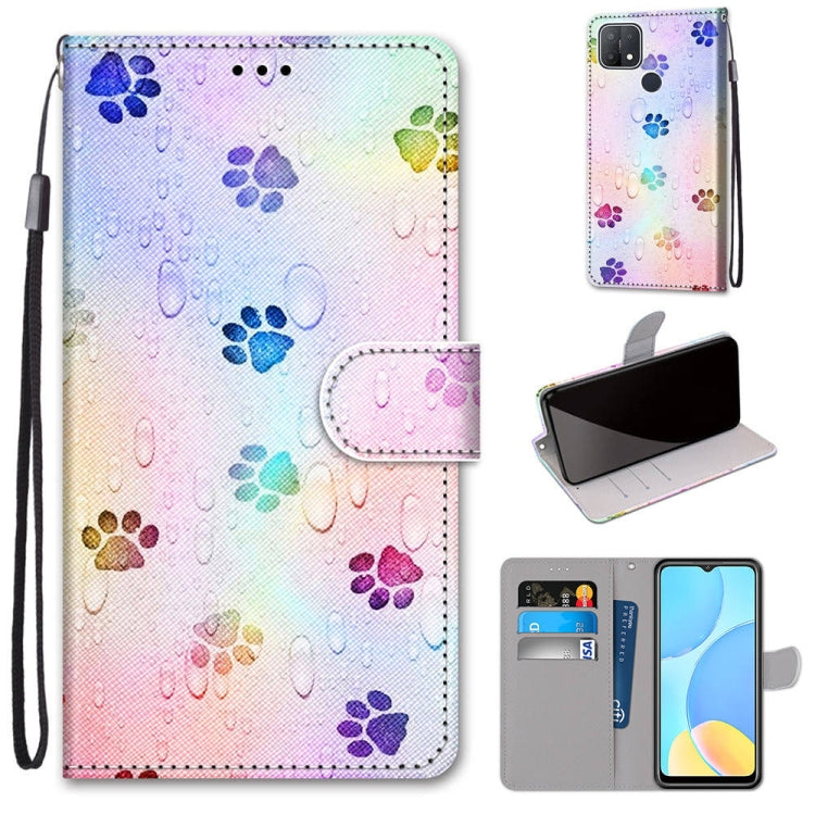 Coloured Drawing Cross Texture Horizontal Flip PU Leather Case with Holder & Card Slots & Wallet & Lanyard