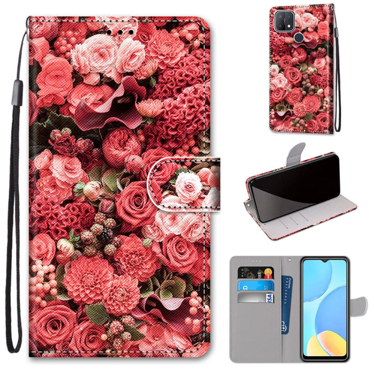 Coloured Drawing Cross Texture Horizontal Flip PU Leather Case with Holder & Card Slots & Wallet & Lanyard