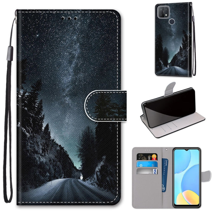 Coloured Drawing Cross Texture Horizontal Flip PU Leather Case with Holder & Card Slots & Wallet & Lanyard