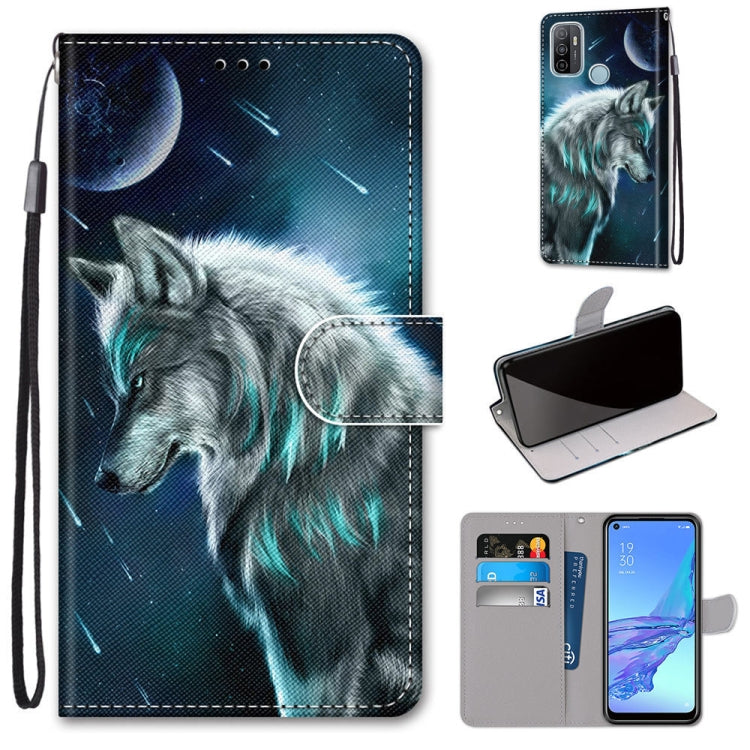 Coloured Drawing Cross Texture Horizontal Flip PU Leather Case with Holder & Card Slots & Wallet & Lanyard