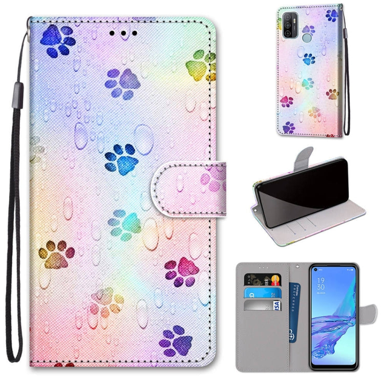 Coloured Drawing Cross Texture Horizontal Flip PU Leather Case with Holder & Card Slots & Wallet & Lanyard