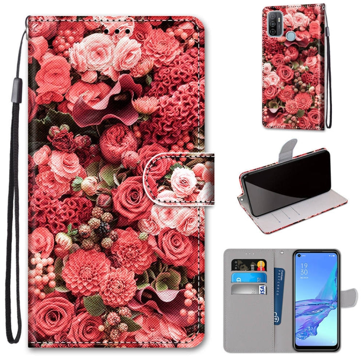 Coloured Drawing Cross Texture Horizontal Flip PU Leather Case with Holder & Card Slots & Wallet & Lanyard
