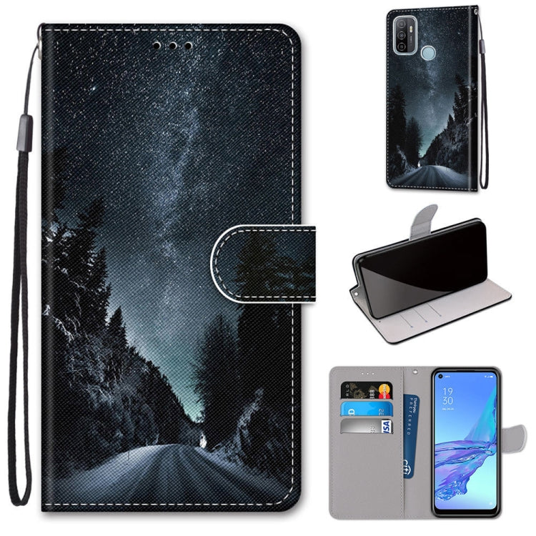 Coloured Drawing Cross Texture Horizontal Flip PU Leather Case with Holder & Card Slots & Wallet & Lanyard