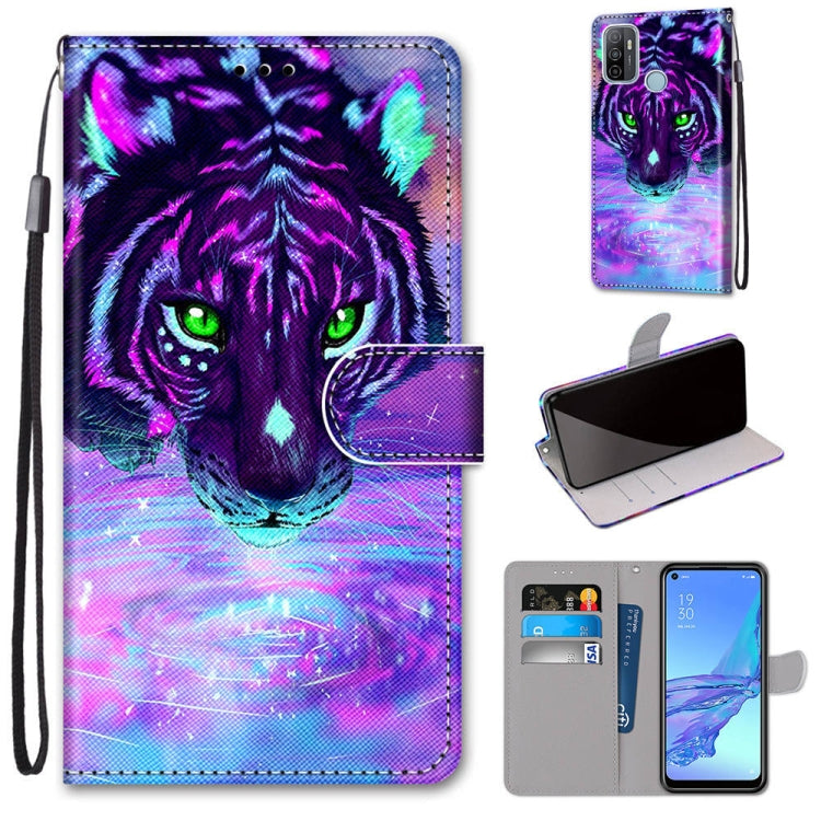 Coloured Drawing Cross Texture Horizontal Flip PU Leather Case with Holder & Card Slots & Wallet & Lanyard