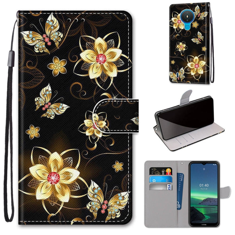 Coloured Drawing Cross Texture Horizontal Flip PU Leather Case with Holder & Card Slots & Wallet & Lanyard