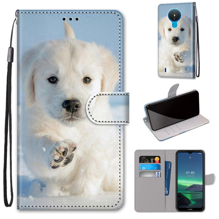 Coloured Drawing Cross Texture Horizontal Flip PU Leather Case with Holder & Card Slots & Wallet & Lanyard