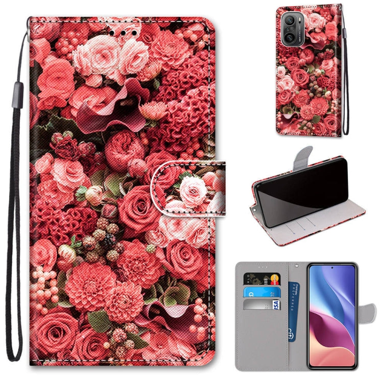 Coloured Drawing Cross Texture Horizontal Flip PU Leather Case with Holder & Card Slots & Wallet & Lanyard