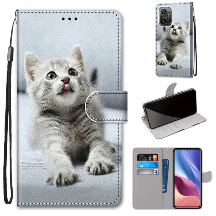 Coloured Drawing Cross Texture Horizontal Flip PU Leather Case with Holder & Card Slots & Wallet & Lanyard