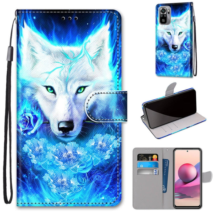 Coloured Drawing Cross Texture Horizontal Flip PU Leather Case with Holder & Card Slots & Wallet & Lanyard