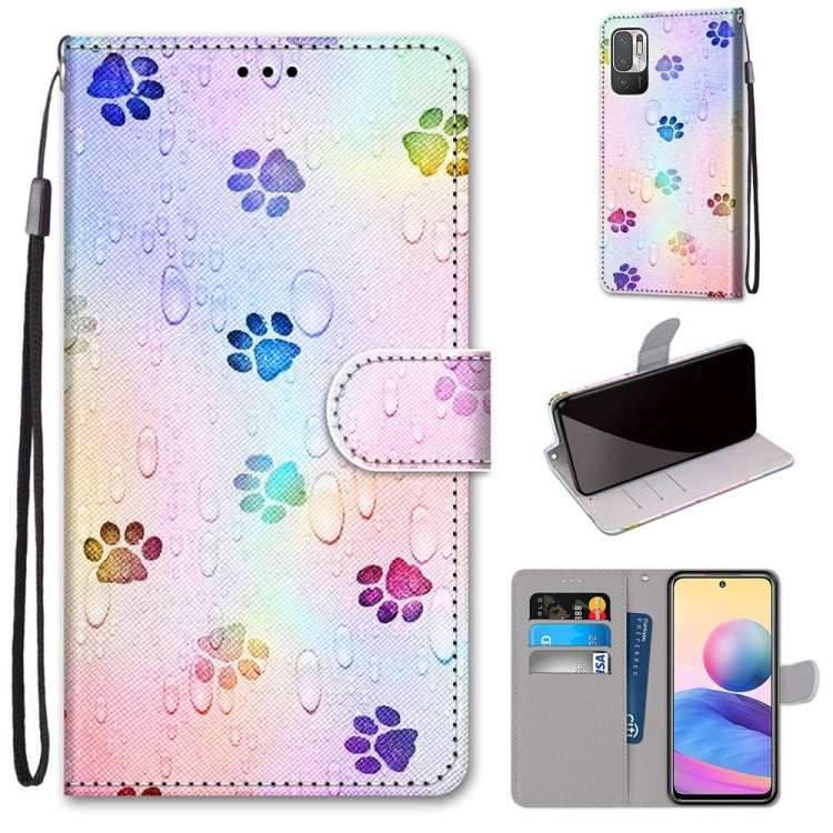 Coloured Drawing Cross Texture Horizontal Flip PU Leather Case with Holder & Card Slots & Wallet & Lanyard