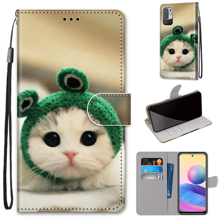 Coloured Drawing Cross Texture Horizontal Flip PU Leather Case with Holder & Card Slots & Wallet & Lanyard