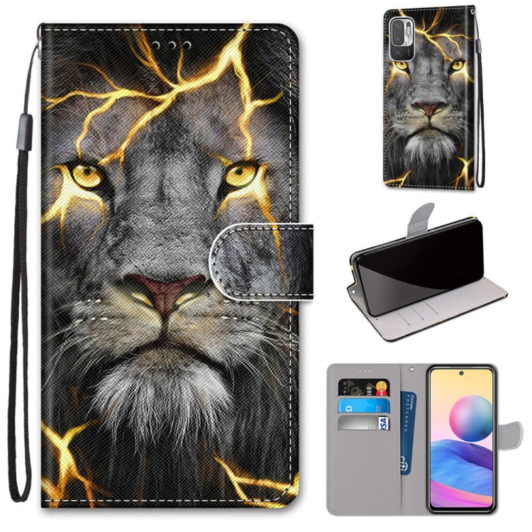 Coloured Drawing Cross Texture Horizontal Flip PU Leather Case with Holder & Card Slots & Wallet & Lanyard