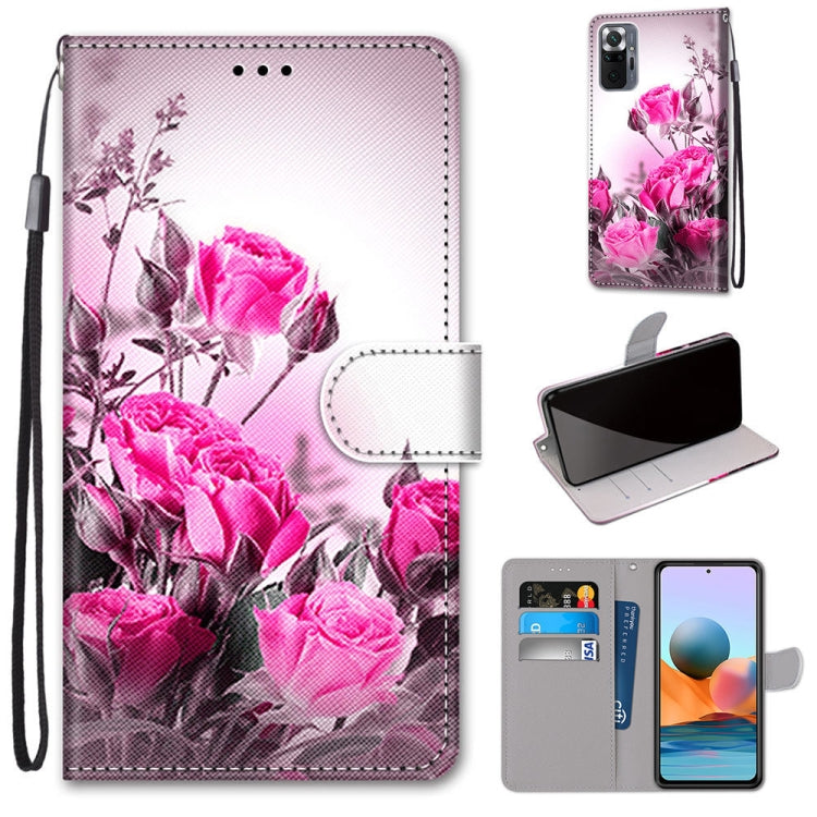 Coloured Drawing Cross Texture Horizontal Flip PU Leather Case with Holder & Card Slots & Wallet & Lanyard