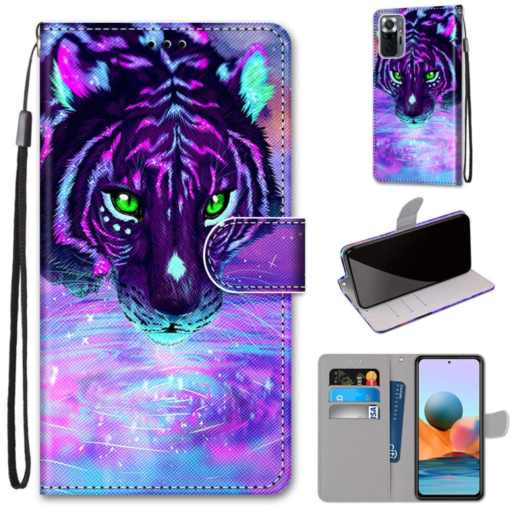 Coloured Drawing Cross Texture Horizontal Flip PU Leather Case with Holder & Card Slots & Wallet & Lanyard