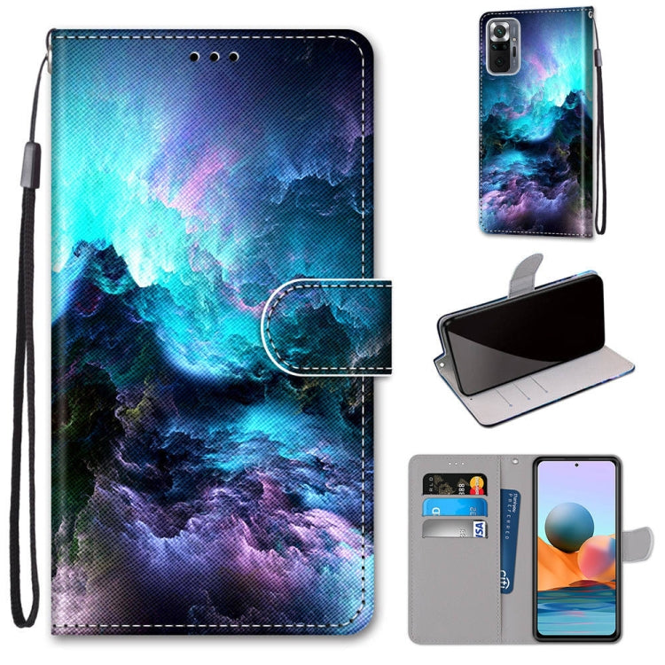 Coloured Drawing Cross Texture Horizontal Flip PU Leather Case with Holder & Card Slots & Wallet & Lanyard